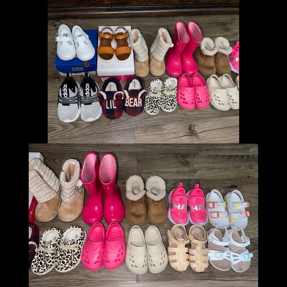 Baby girl size 5 shoe bundle